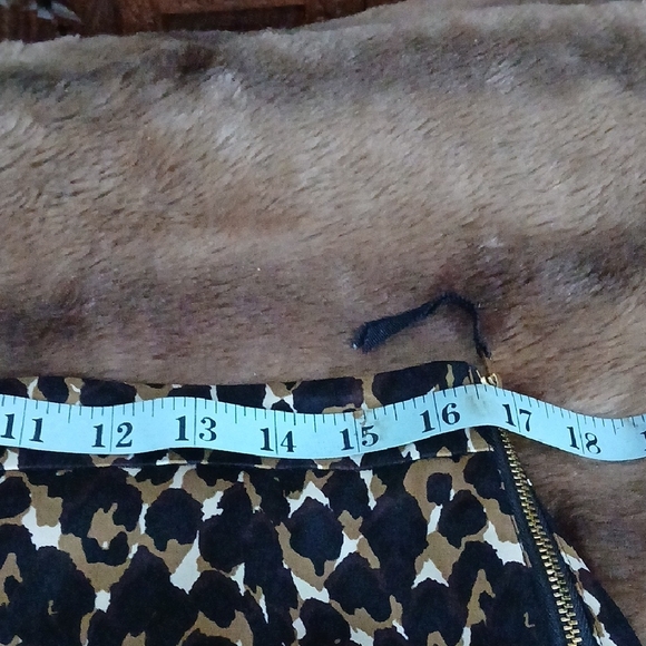 Ann Taylor Animal Print Pencil Skirt - Black and Brown - Picture 5 of 7